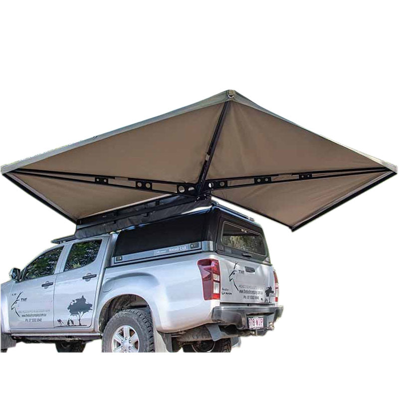 270 Degree na Car Fan-shaped Side Canopy Five-speed Open Canopy Car Awning