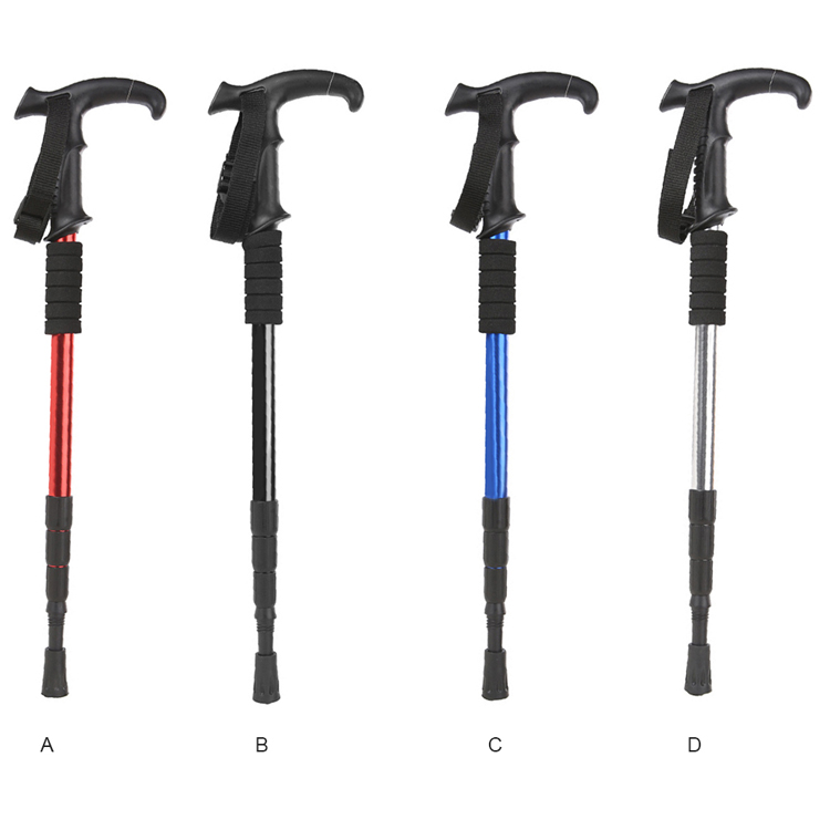 Mga Teleskopiko na Aluminium Trekking Pole